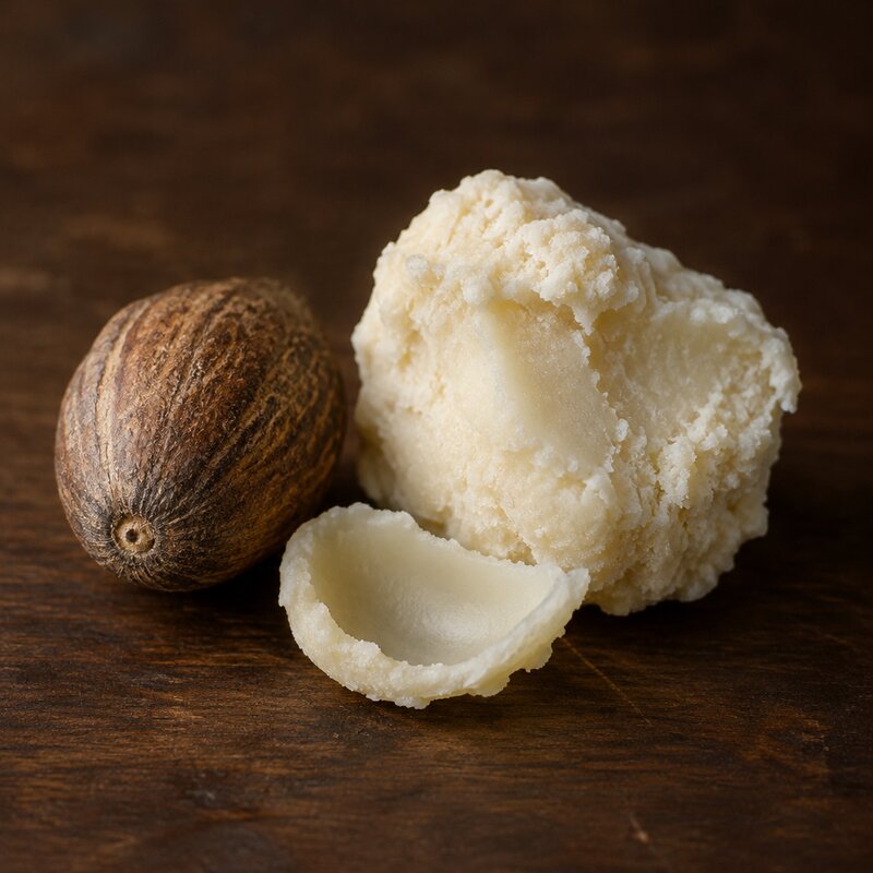 Shea nut and raw shea butter